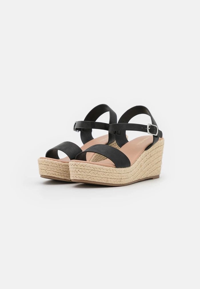 Sandale ANNA FIELD Anna Field Platform Sandals Noir Femme | UET-6340498